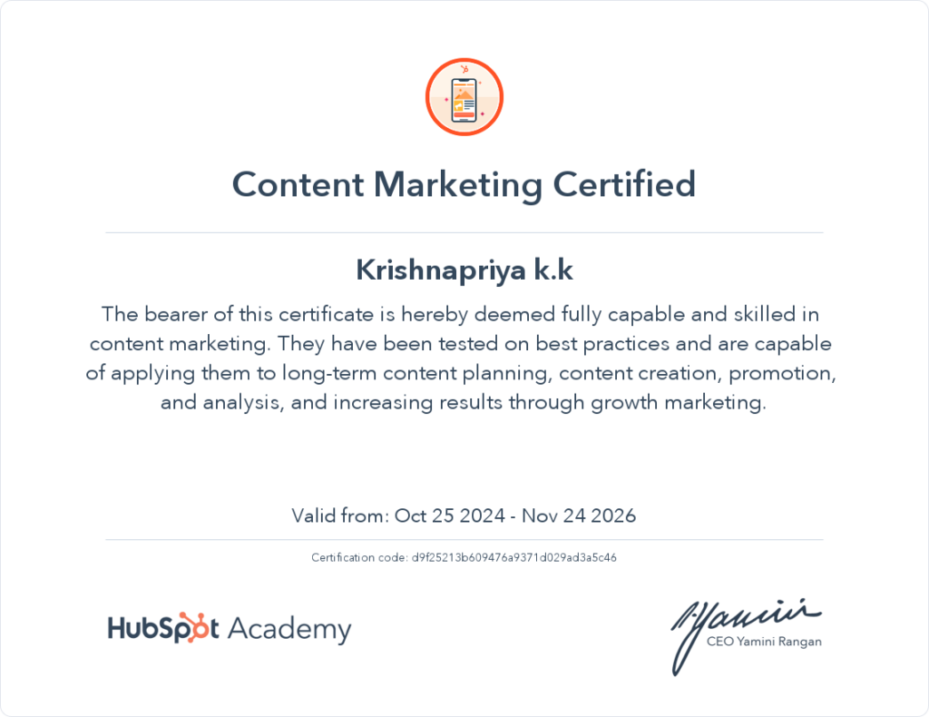 Hubspot digital marketing