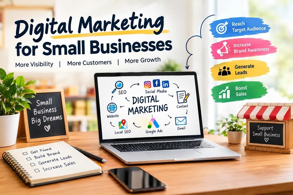 Digital Marketing for Small Businesses: Strategies, Benefits, and Tips